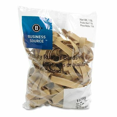 Business Source 15751 Rubber Bands, Size 84, 1 Lb Bag, 3.5 X .5 Inches