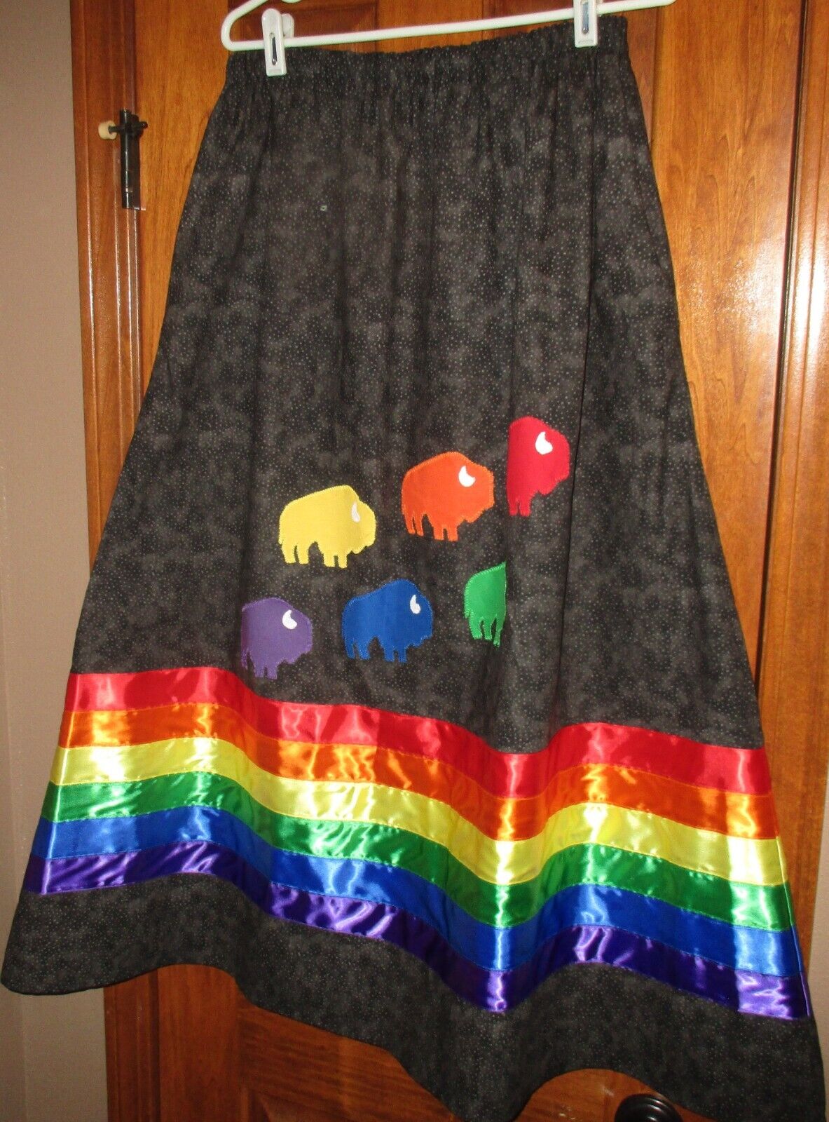Native American Ribbon Skirt Nice Designs Buffalo 28 To 44 Waist
